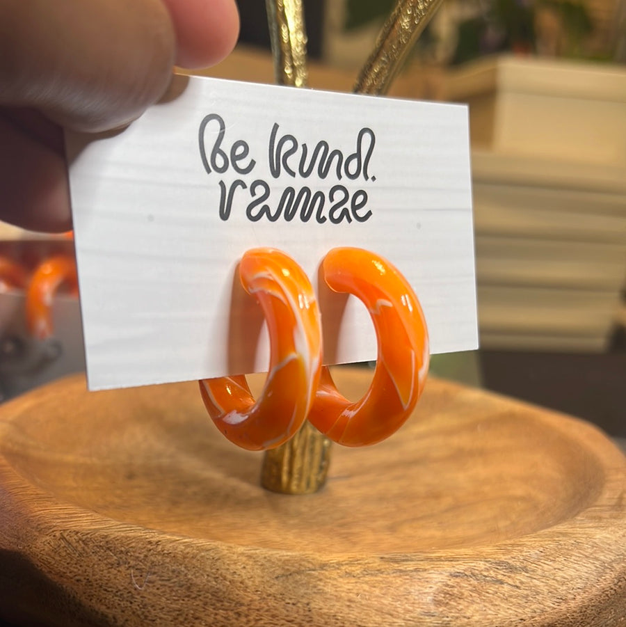 Chunky Ficus Hoops