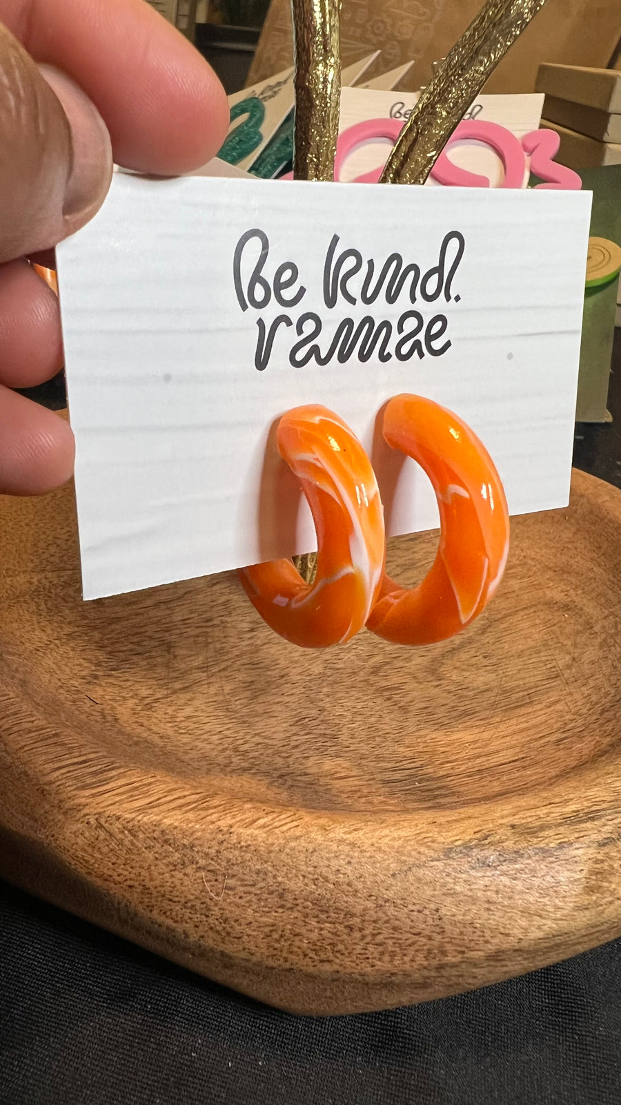 Chunky Ficus Hoops
